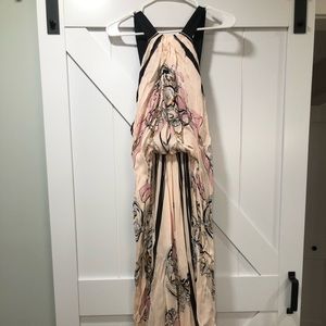 REISS - Grace, SCARF PRINT MIDI DRESS, size 4